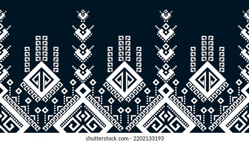 patrón étnico abstracto línea de diseño sin fisuras fondo geométrico azteca blanco EP.48.Impresión de ornamento vintage. Ideal para tejidos y textiles, papel pintado, embalaje