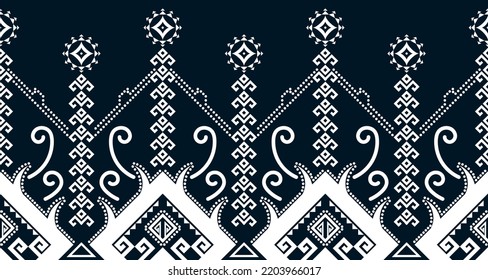 abstract ethnic pattern seamless design line white Aztec geometric background EP.63.Vintage ornament print. Great for fabric and textile, wallpaper, packaging