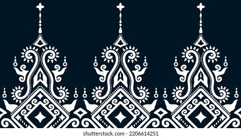 patrón étnico abstracto línea de diseño sin fisuras fondo geométrico azteca blanco EP.72.Impresión de ornamento vintage. Ideal para tejidos y textiles, papel pintado, embalaje