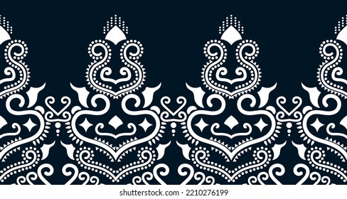 abstract ethnic pattern seamless design line white Aztec geometric background EP.87.Vintage ornament print. Great for fabric and textile, wallpaper, packaging