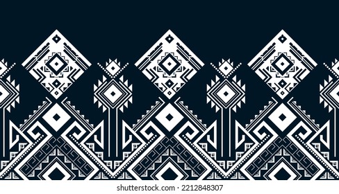 abstract ethnic pattern seamless design line white Aztec geometric background EP.95.background color can be changedDesign carpets, wallpapers, clothing, wraps, covers, textiles.