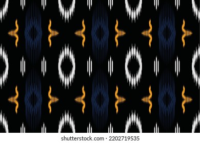Abstract Ethnic pattern tribal art designs ikat Aztec vector oriental traditional design for print background. Ikat is produced in many traditional textile centres around the world, including Asia