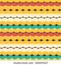 Abstract Ethnic Pattern. Vector illustration.