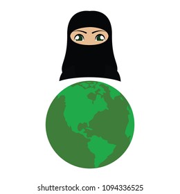 Abstract ethnic person
