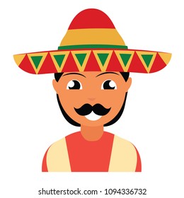 Abstract ethnic person