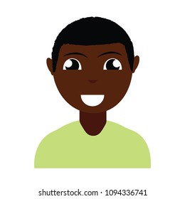 Abstract ethnic person