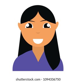 Abstract ethnic person