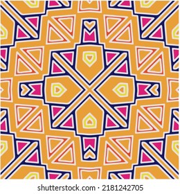 Abstract ethnic rug ornamental seamless pattern.Perfect for fashion, textile design, cute themed fabric, on wall paper, wrapping paper, fabrics and home decor.