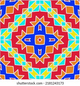Abstract ethnic rug ornamental seamless pattern.Perfect for fashion, textile design, cute themed fabric, on wall paper, wrapping paper, fabrics and home decor.
