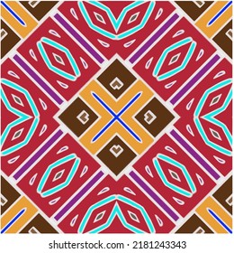 Abstract ethnic rug ornamental seamless pattern.Perfect for fashion, textile design, cute themed fabric, on wall paper, wrapping paper, fabrics and home decor.