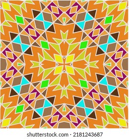 Abstract ethnic rug ornamental seamless pattern.Perfect for fashion, textile design, cute themed fabric, on wall paper, wrapping paper, fabrics and home decor.