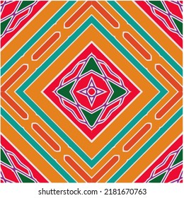 Abstract ethnic rug ornamental seamless pattern.Perfect for fashion, textile design, cute themed fabric, on wall paper, wrapping paper, fabrics and home decor.
