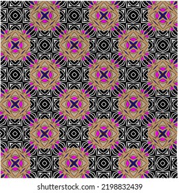 Abstract ethnic rug ornamental seamless pattern.Perfect for fashion, textile design, cute themed fabric, on wall paper, wrapping paper, fabrics and home decor.