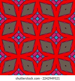 Abstract ethnic rug ornamental seamless pattern.Perfect for fashion, textile design, cute themed fabric, on wall paper, wrapping paper, fabrics and home decor.