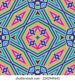 Abstract ethnic rug ornamental seamless pattern.Perfect for fashion, textile design, cute themed fabric, on wall paper, wrapping paper, fabrics and home decor.