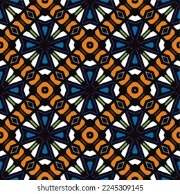Abstract ethnic rug ornamental seamless pattern.Perfect for fashion, textile design, cute themed fabric, on wall paper, wrapping paper, fabrics and home decor.