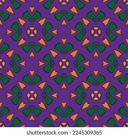 Abstract ethnic rug ornamental seamless pattern.Perfect for fashion, textile design, cute themed fabric, on wall paper, wrapping paper, fabrics and home decor.