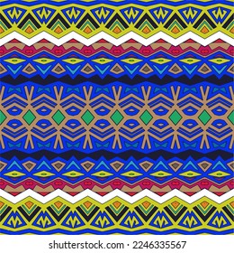 Abstract ethnic rug ornamental seamless pattern.Perfect for fashion, textile design, cute themed fabric, on wall paper, wrapping paper, fabrics and home decor.