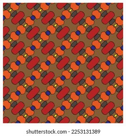 Abstract ethnic rug ornamental seamless pattern.Perfect for fashion, textile design, cute themed fabric, on wall paper, wrapping paper, fabrics and home decor.