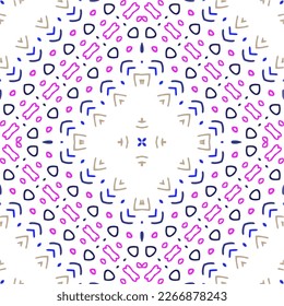 Abstract ethnic rug ornamental seamless pattern.Perfect for fashion, textile design, cute themed fabric, on wall paper, wrapping paper and home decor.