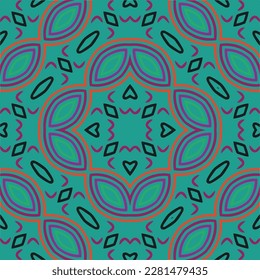 Abstract ethnic rug ornamental seamless pattern.Perfect for fashion, textile design, cute themed fabric, on wall paper, wrapping paper and home decor.
