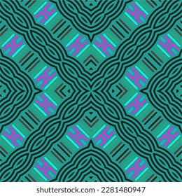 Abstract ethnic rug ornamental seamless pattern.Perfect for fashion, textile design, cute themed fabric, on wall paper, wrapping paper and home decor.
