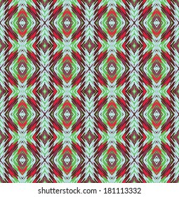abstract ethnic seamless fabric pattern 