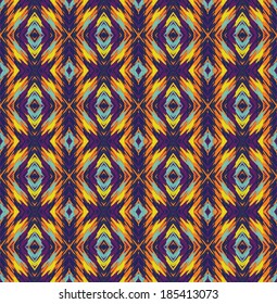 abstract ethnic seamless fabric pattern 