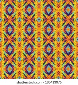 abstract ethnic seamless fabric pattern 