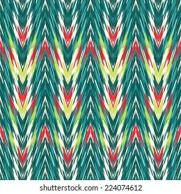 abstract ethnic seamless fabric pattern 