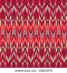 Abstract ethnic seamless fabric pattern
