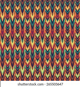 Abstract ethnic seamless fabric pattern