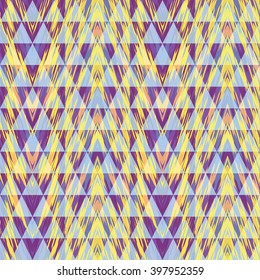 Abstract ethnic seamless fabric pattern