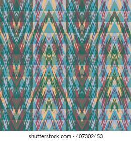 Abstract ethnic seamless fabric pattern