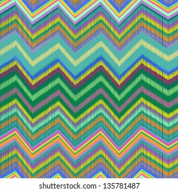 Abstract Ethnic Seamless Geometric Pattern. Vector Illustration