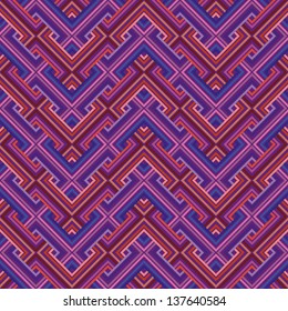 Abstract Ethnic Seamless Geometric Pattern. Vector Illustration