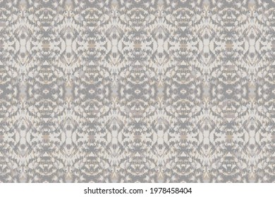 Abstract ethnic seamless pattern in graffiti style. Vector pattern for seamless backgrounds. Grey and Beige Geometric pattern.