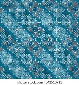Abstract ethnic seamless pattern. Tribal art print. Background texture, wallpaper, wrapping