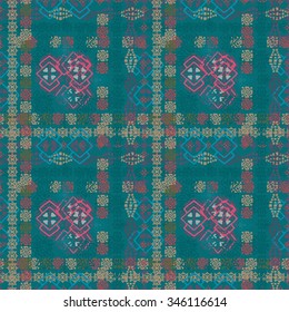 Abstract ethnic seamless pattern. Tribal art print. Background texture, wallpaper, wrapping