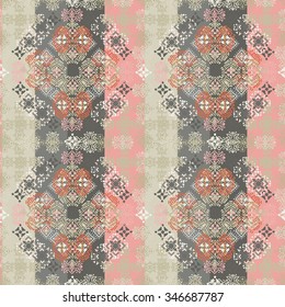 Abstract ethnic seamless pattern. Tribal art print. Background texture, wallpaper, wrapping