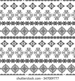 Abstract ethnic seamless pattern. Tribal art print. Background texture, wallpaper, wrapping