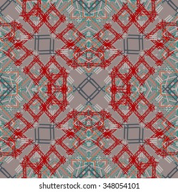 Abstract ethnic seamless pattern. Tribal art print. Background texture, wallpaper, wrapping