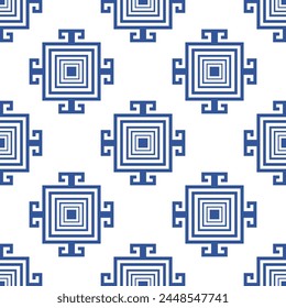 Abstract ethnic seamless pattern in tribal.Ikat textile texture in native American,Mexican,African, mediterranean style.Aztec geometric fabric folk art background.Colorful boho design for print decor.