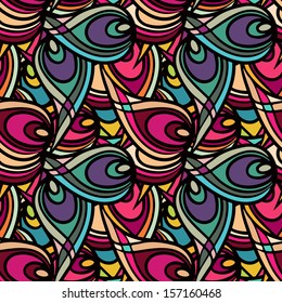 Abstract ethnic seamless pattern - vector