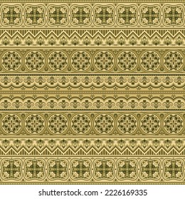Resumen de rayas étnicas sin costura, fondo vintage ornamental