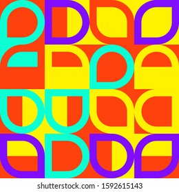 Abstract ethnic style for print design. Colorful background. Abstract pattern. Ethnic ornament. Modern design. Vector illustration. Wallpaper pattern. Retro card. Colorful retro, beautiful decoration.