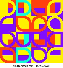 Abstract ethnic style for print design. Colorful background. Abstract pattern. Ethnic ornament. Modern design. Vector illustration. Wallpaper pattern. Retro card. Colorful retro, beautiful decoration.