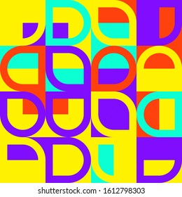 Abstract ethnic style for print design. Colorful background. Abstract pattern. Ethnic ornament. Modern design. Vector illustration.  