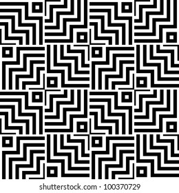 abstract ethnic vector seamless background. Vector illustration