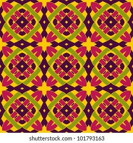 abstract ethnic vector seamless background. Vector illustration